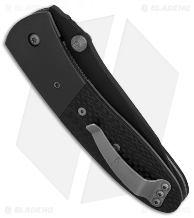 Microtech Lightfoot LCC D/A Automatic Knife Carbon Fiber (3.5" Black Serr) 05/01 4 Microtech Lightfoot LCC D/A Automatic Knife Carbon Fiber (3.5" Black Serr) 05/01 - Image 2