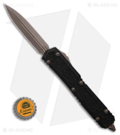 Microtech Makora D/E Signature Series Black (3.4" Bronzed Apocalyptic) -Blade HQ Shop Microtech Makora DE Signature Series Black 3in Bronzed Apocalyptic BHQ 175375 td size
