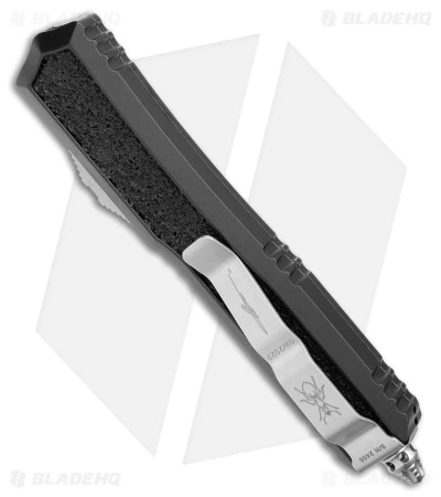 Microtech Makora Signature Series D/E OTF Auto Knife Black (3.4" SW Part Serr) 5 Microtech Makora Signature Series D/E OTF Auto Knife Black (3.4" SW Part Serr) - Image 3