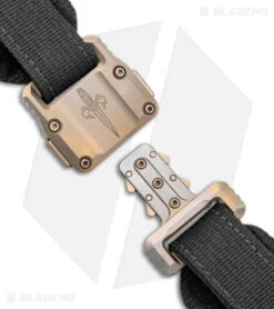 Microtech Marfione Custom Apis Tactical Belt Black Ti 91-BKTTI-36 -Blade HQ Shop Microtech Marfione Custom Apis Tactical Black Ti 36 BHQ 174542 jr buckle open