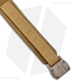 Microtech Marfione Custom Apis Tactical Belt Coyote Ti 91-CYTTI-38 -Blade HQ Shop Microtech Marfione Custom Apis Tactical Coyote Ti 38 BHQ 174540 jr side