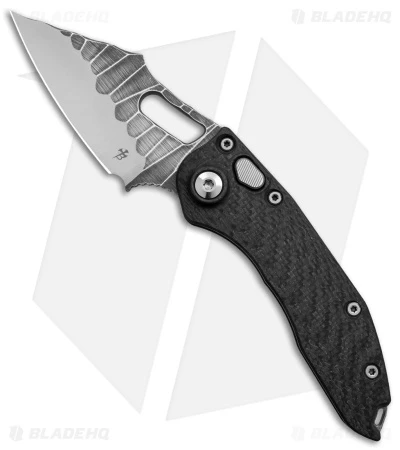 Microtech Marfione Custom Stitch Auto Knife Borka Carbon Fiber (TT Hardware) 3 Microtech Marfione Custom Stitch Auto Knife Borka Carbon Fiber (TT Hardware)