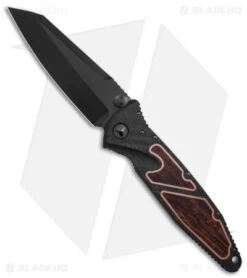 Microtech Marfione Customs Socom Elite Warcom Liner Lock Knife (4" Black)