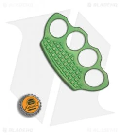 Microtech Marfione Hand Tank Four-Finger Knuckle Paperweight (Antique Green Ti) -Blade HQ Shop Microtech Marfione Hand Tank Four Finger Knuckle Paperweight antique green ti BHQ 77793 er bottlecap