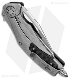 Microtech Marfione Custom Mini Matrix R Knife Carbon Fiber (Two-Tone Stonewash) -Blade HQ Shop Microtech Marfione Mini Matrix R Carbon Fiber BHQ 12860 jr side