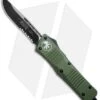 Microtech Combat Troodon S/E OTF Automatic Knife Green (3.8" Black Serr) 143-2OD -Blade HQ Shop Microtech OTF Combat Troodon Green 143 2OD BHQ 51259 jr 1