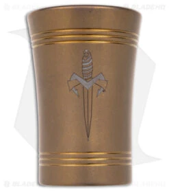 Microtech Shot Glass BL 1 Dagger Bronze Titanium