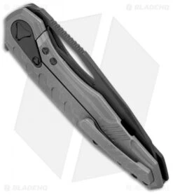 Microtech Sigil MK6 Frame Lock Knife Black (3.75" Black DLC) -Blade HQ Shop Microtech Sigil MK6 Black Al Black DLC 196 1DLCT BHQ 72126 jr side