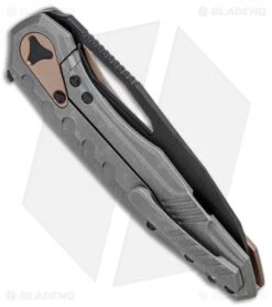 Microtech Sigil MK6 Frame Lock Knife Tan Al (3.75" Black DLC) -Blade HQ Shop Microtech Sigil MK6 FL Tan Al Black DLC 196 1DLCTA BHQ 74530 jr side