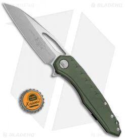 Microtech Sigil MK6 Frame Lock Knife OD Green (3.75" Stonewash) -Blade HQ Shop Microtech Sigil MK6 Ti OD Green SW 196 10 OD BHQ 71986 jr bottlecap