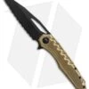 Microtech Sigil MK6 Frame Lock Knife Brass/Black (3.75" DLC Full Serr) 1 Microtech Sigil MK6 Frame Lock Knife Brass/Black (3.75" DLC Full Serr) -Blade HQ Shop Microtech Sigil MK6 brass dlc full serr BHQ 75886 er