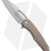 Microtech Sigil MK6 Frame Lock Knife Tan Al (3.75" Stonewash) -Blade HQ Shop Microtech Sigil MK6 tan al sw BHQ 75697 er