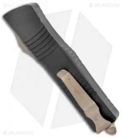 Microtech Signature Series Combat Troodon OTF Knife CF (3.8" Bronze Apocalyptic) -Blade HQ Shop Microtech Signature Series Combat Troodon DE OTF CF Bronze BHQ 135401 jr side