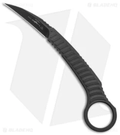 Microtech Signature Series Feather Karambit Fixed Blade Knife (2.25" Black)