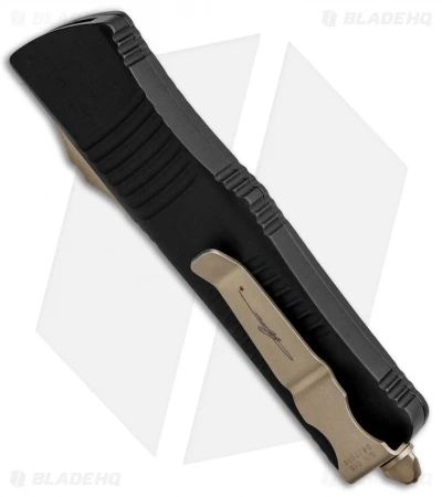 Microtech Signature Series Troodon OTF Knife Bronze Hardware (3" Damascus) 5 Microtech Signature Series Troodon OTF Knife Bronze Hardware (3" Damascus) - Image 3