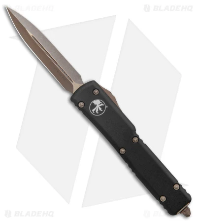 Microtech UTX-70 D/E Dagger OTF Automatic Knife Black (2.4" Bronze Apocalyptic) 3 Microtech UTX-70 D/E Dagger OTF Automatic Knife Black (2.4" Bronze Apocalyptic)
