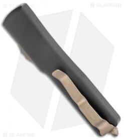 Microtech Signature Series UTX-70 S/E OTF Automatic Knife (2.4" Bronze) -Blade HQ Shop Microtech Signature Series UTX 70 DE OTF Auto Bronze Apocalyptic 148 13AP BHQ 136901 jr side