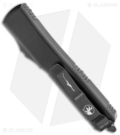 Microtech Signature Series Ultratech OTF D/E Auto Knife CF (3.4" Damascus) 5 Microtech Signature Series Ultratech OTF D/E Auto Knife CF (3.4" Damascus) - Image 3