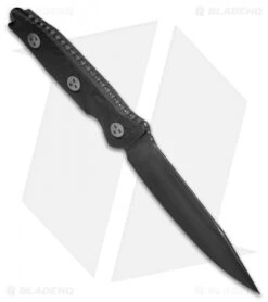 Microtech Socom Alpha Fixed Blade Knife Carbon Fiber (5" Black) 113-1DLC -Blade HQ Shop Microtech Socom Alpha CF Black 113 1DLC BHQ 51802 jr spine