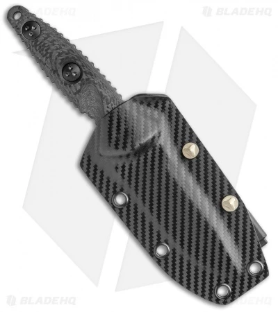 Microtech Signature Series Socom Alpha Mini Fixed Blade Knife CF (3.8" Black) 5 Microtech Signature Series Socom Alpha Mini Fixed Blade Knife CF (3.8" Black) - Image 3
