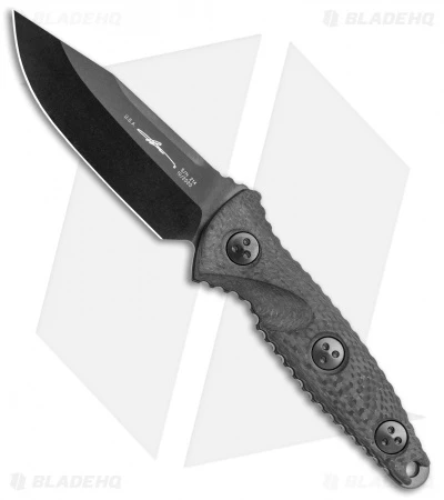 Microtech Signature Series Socom Alpha Mini Fixed Blade Knife CF (3.8" Black) 3 Microtech Signature Series Socom Alpha Mini Fixed Blade Knife CF (3.8" Black)