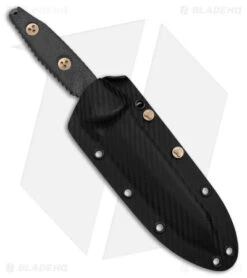 Microtech Socom Alpha T/E SS Fixed Blade Knife Carbon Fiber Black (5.6" Black) -Blade HQ Shop Microtech Socom Alpha TE SS FBK CF 5in Black BHQ 179163 td sheath