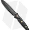Microtech Socom Alpha Tanto Fixed Blade Knife Carbon Fiber (5" Black Serr) -Blade HQ Shop Microtech Socom Alpha Tanto CF Black Serr MCT1142DLC BHQ 72447 jr