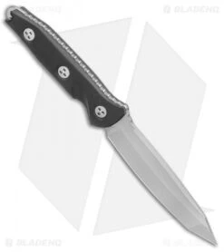 Microtech Socom Alpha Tanto Fixed Blade Knife Black G-10 (5" Apocalyptic) -Blade HQ Shop Microtech Socom Alpha Tanto Fixed Blade Knife Black G 10 5 Apocalyptic BHQ 51803 LS Spine