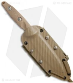 Microtech Socom Alpha Tanto Fixed Blade Tan G-10 (5" Tan PVD) -Blade HQ Shop Microtech Socom Alpha Tanto Tan G 10 Tan PVD 114 1PVDTN BHQ 74520 jr sheath