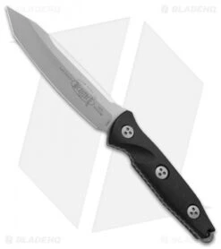 Microtech Socom Alpha Tanto Fixed Blade Knife Black G-10 (5" Bead Blast)