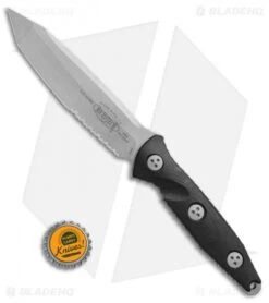 Microtech Socom Alpha Tanto Fixed Blade Knife Black G-10 (5" Apocalyptic Serr) 9 Microtech Socom Alpha Tanto Fixed Blade Knife Black G-10 (5" Apocalyptic Serr) -Blade HQ Shop Microtech Socom Alpha tanto black G10 apocalyptic serr BHQ 68978 er size