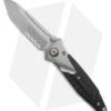 Microtech Socom Bravo Tanto Frame Lock Knife BB Ti/CF (4" Partial Serrated) -Blade HQ Shop Microtech Socom Bravo FL Tanto Ti CF SW Partially Serrated BHQ 140221 jr