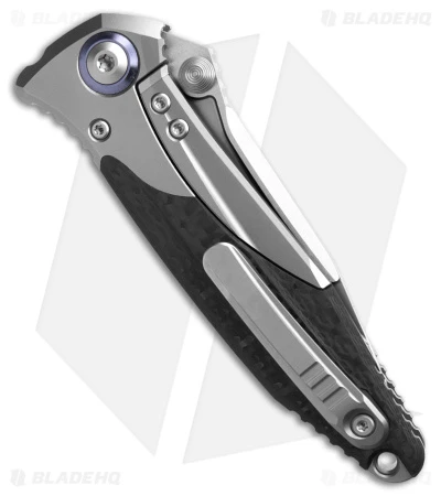 Microtech Socom Bravo Frame Lock Knife Black BB Ti/CF (4" BB) 260-7 CFTI 5 Microtech Socom Bravo Frame Lock Knife Black BB Ti/CF (4" BB) 260-7 CFTI - Image 3