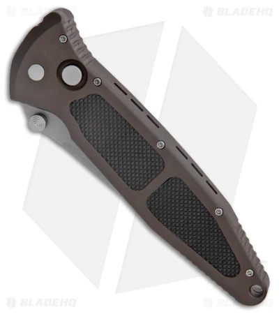 Microtech Socom Dual-Action Auto Knife Black Aluminum (4" Bead Blasted ATS-34) 4 Microtech Socom Dual-Action Auto Knife Black Aluminum (4" Bead Blasted ATS-34) - Image 2