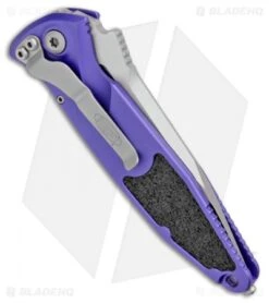 Microtech Socom Elite Automatic Knife Purple (4" Satin) 160A-4PU -Blade HQ Shop Microtech Socom Elite Auto Purple Satin 160A 4PU BHQ 100237 jr side