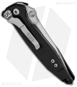 Microtech Socom Elite Manual Knife Black (4" Satin) 160-4 -Blade HQ Shop Microtech Socom Elite Manual Black Satin 160 4 BHQ 10303 jr side