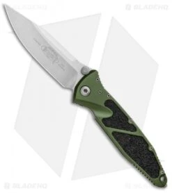 Microtech Socom Elite Manual Knife OD Green (4" Stonewash) 160-10OD