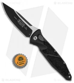 Microtech Socom Elite S/E Automatic Knife (4" Black) 160A-1 -Blade HQ Shop Microtech Socom Elite SE Auto Black 160A 1 BHQ 91736 jr bottlecap