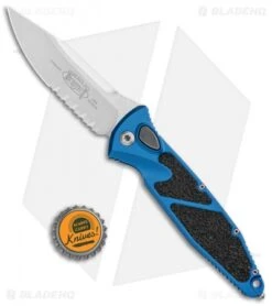 Microtech Socom Elite S/E Automatic Knife Blue (4" Stonewash Ser) 160A-11BL 10 Microtech Socom Elite S/E Automatic Knife Blue (4" Stonewash Ser) 160A-11BL -Blade HQ Shop Microtech Socom Elite SE Auto Blue SW Serr 160A 11BL BHQ 106937 jr bottlecap