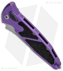Microtech Socom Elite S/E Automatic Knife Purple (4" Stonewash) 160A-10PU -Blade HQ Shop Microtech Socom Elite SE Auto Purple SW 160A 10PU BHQ 105169 jr spine