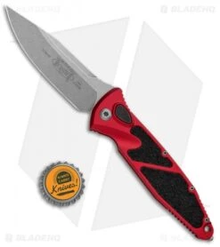 Microtech Socom Elite S/E Automatic Knife Red (4" Stonewash) 160A-10RD -Blade HQ Shop Microtech Socom Elite SE Auto Red SW 160A 10RD BHQ 105171 jr bottlecap