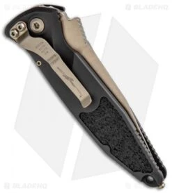 Microtech Signature Series Elite S/E Automatic Knife (4" Bronze) 160A-13SS -Blade HQ Shop Microtech Socom Elite Signature SE Auto Bronze 160A 13SS BHQ 92279 jr side