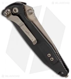 Microtech Signature Series Socom Elite S/E Manual Knife (4" Bronze) 160-13SS -Blade HQ Shop Microtech Socom Elite Signature SE Manual Bronze 160 13SS BHQ 92591 jr side