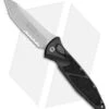Microtech Socom Elite T/E Automatic Knife Black (4" Stonewash Serr) 161A-11 -Blade HQ Shop Microtech Socom Elite TE Auto Black SW Serr 161A 11 BHQ 103190 jr