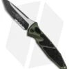 Microtech Socom Elite T/E Automatic Knife OD (4" Two Tone Serrated) 161A-2OD -Blade HQ Shop Microtech Socom Elite TE Auto OD Green TT Serr 161A 2OD BHQ 99305 jr