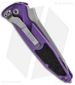 Microtech Socom Elite T/E Automatic Knife Purple (4" Stonewash) 161A-10PU 8 Microtech Socom Elite T/E Automatic Knife Purple (4" Stonewash) 161A-10PU -Blade HQ Shop Microtech Socom Elite TE Auto Purple SW 161A 10PU BHQ 105174 jr side