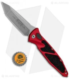 Microtech Socom Elite T/E Automatic Knife Red (4" Stonewash) 161A-10RD -Blade HQ Shop Microtech Socom Elite TE Auto Red SW 161A 10RD BHQ 105178 jr bottlecap