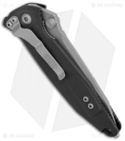 Microtech Socom Elite T/E Partial Serrated Tanto (4" Apocalyptic) 161-11 AP -Blade HQ Shop Microtech Socom Elite TE Black Partial Serr Tanto Apocalyptic BHQ 131521 jr side