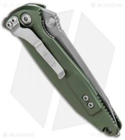 Microtech Socom Elite T/E Manual Knife OD Green (4" Apocalyptic) 161-10APOD -Blade HQ Shop Microtech Socom Elite TE Manual OD Green Apocalyptic 161 10APOD BHQ 99638 jr side