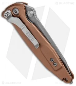 Microtech Socom Elite T/E Manual Folding Knife Tan (4" Apocalyptic) 161-10APTA -Blade HQ Shop Microtech Socom Elite TE Manual Tan SW 161 10APTA BHQ 99517 jr side